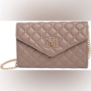 Badgley Mischka Diamond Quilted Crossbody Bag